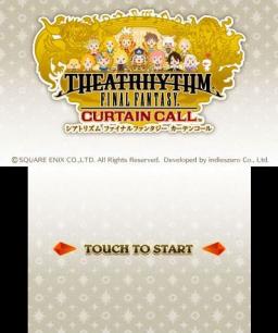Theatrhythm Final Fantasy: Curtain Call Title Screen